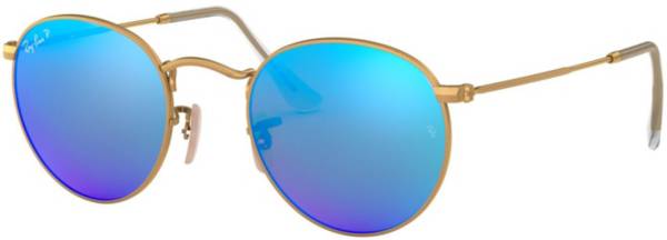 Ray Ban Round Metal Polarized Sunglasses