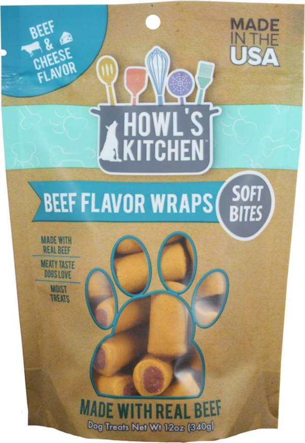 Howl's Kitchen Beef Flavor Wrap Dog Treats