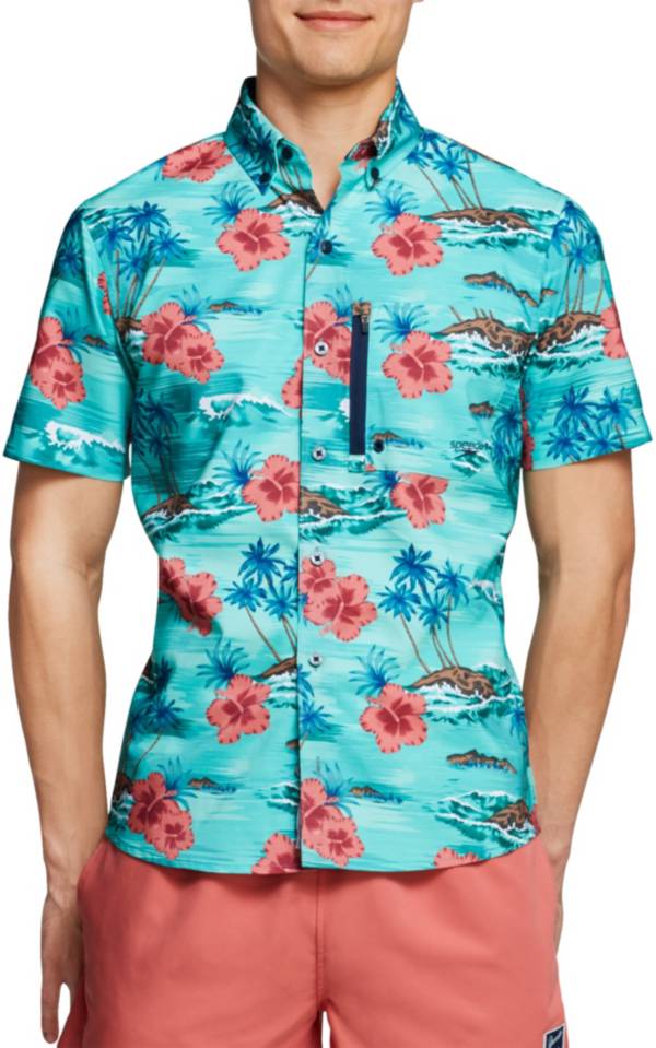 Speedo Men's Seaside Floral Paddle Shirt