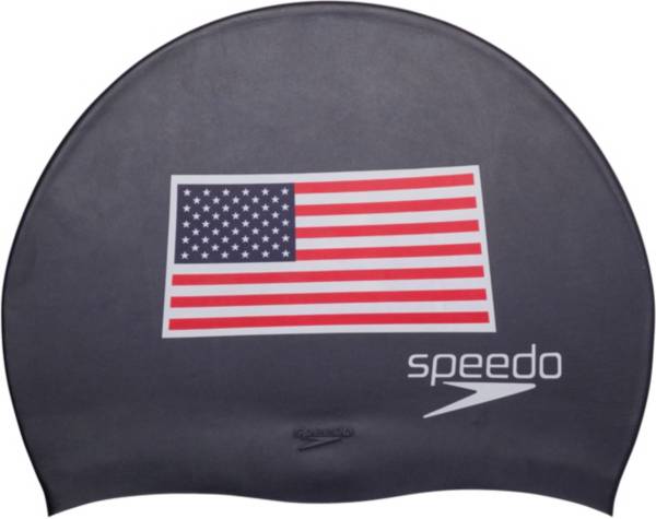 Speedo Flag Silicone Swim Cap