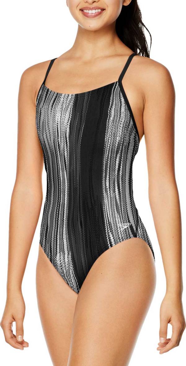 Speedo Women's Printed Relay Back One Piece Swimsuit product image