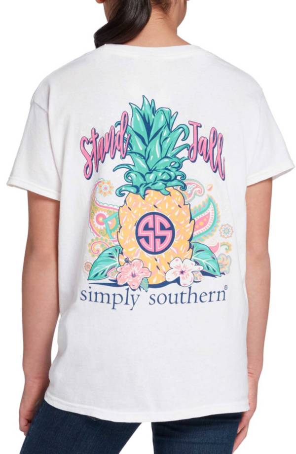 Simply Southern Girls' Pinetall Short Sleeve Graphic T-Shirt