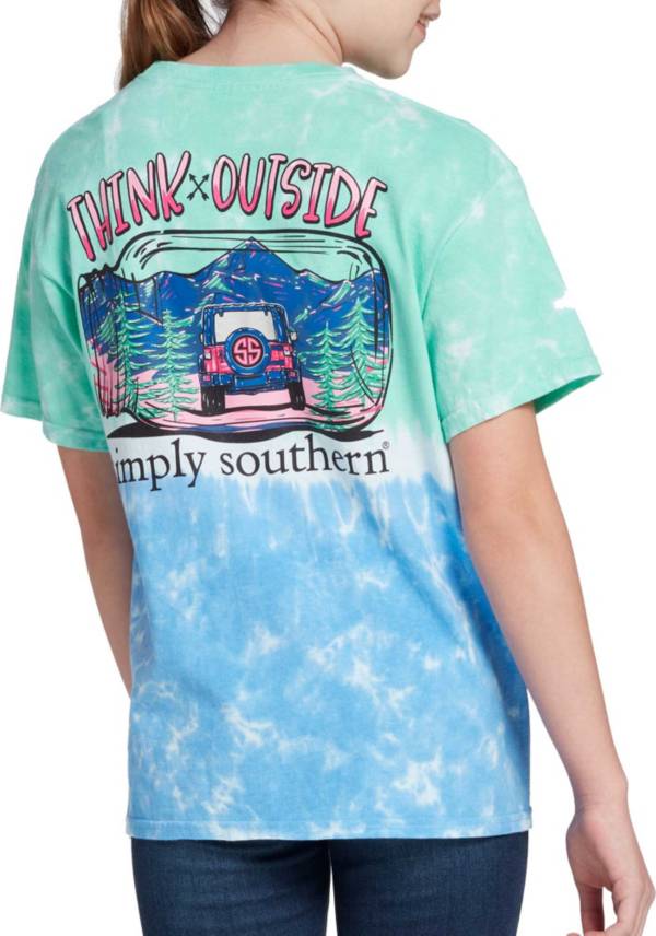 Simply Southern Girls' Think Short Sleeve Graphic T-Shirt product image