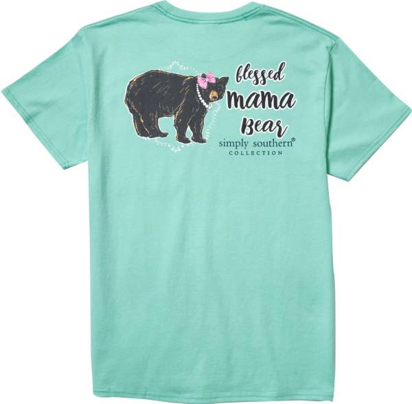 Simply Southern Women's Fur Mom Pocket Short Sleeve T-Shirt