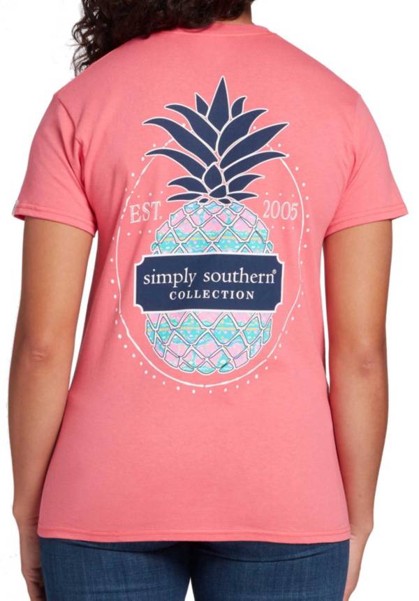 Simply Southern Women's Hibipine Short Sleeve T-Shirt