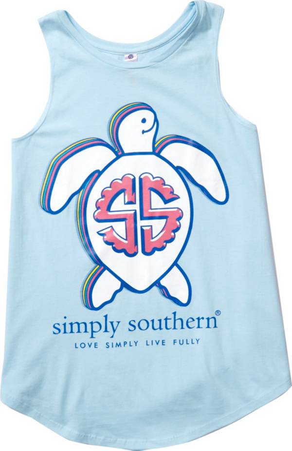 Simply Southern Women's Retro Turtle Tank Top