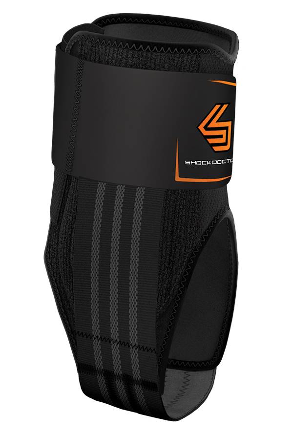 Shock Doctor Laceless Cleat Ankle Brace with Stirrup Stays and Straps