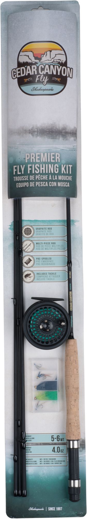 shakespeare cedar canyon fly rod combo