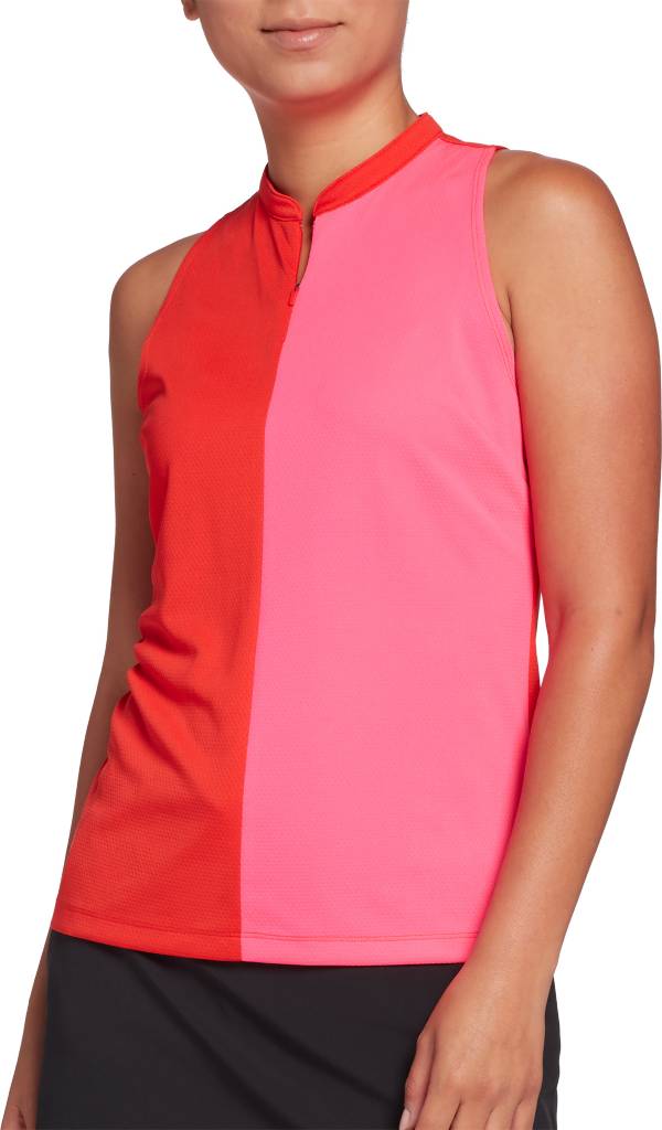 Slazenger Women's Bold Sleeveless Color Block Golf Polo