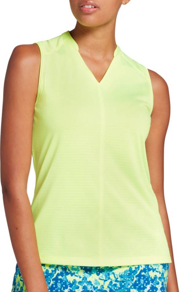Slazenger Women's Refresh Textured Sleeveless Mock Golf Polo