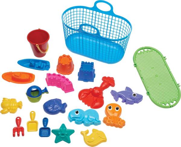 Sola 20 Piece Beach Basket Toy Set