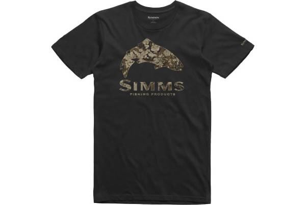 Simms Men's Trout Riparian Camo T-Shirt