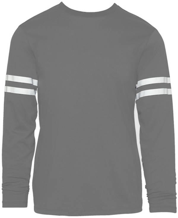 Soffe Men's Striped Long Sleeve Shirt