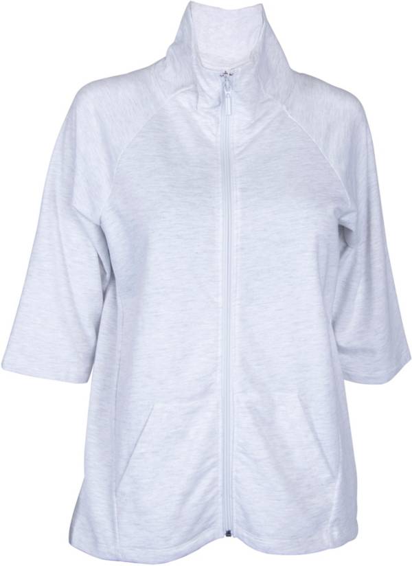 Soffee Girls' Hi Lo Slay Zip Training Jacket