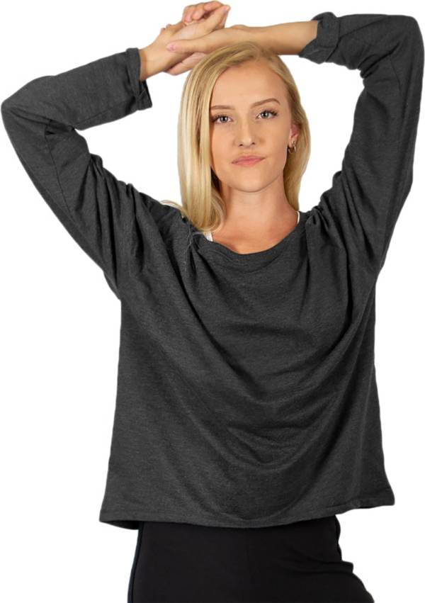 Soffe Women's Vintage Crew Long Sleeve Shirt