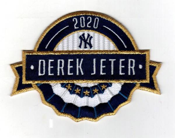 The Emblem Source New York Yankees Derek Jeter 2020 Hall of Fame Patch