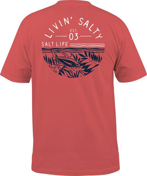 Salt Life Men's Fish Tropics Circle T-Shirt