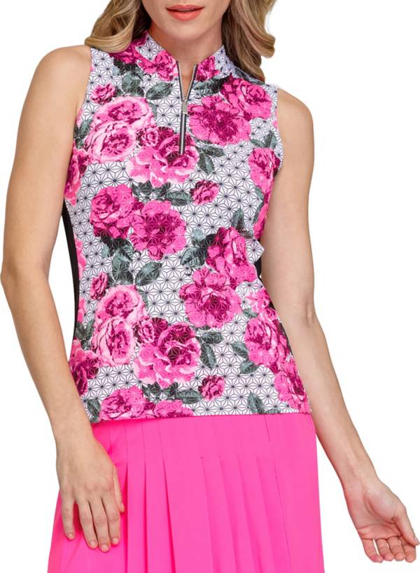 Tail Women's Sharon Novelty Zip Neck Sleeveless Shirt