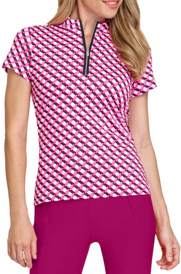 Tail Women's Michelle Mini Mock Neck Short Sleeve Shirt