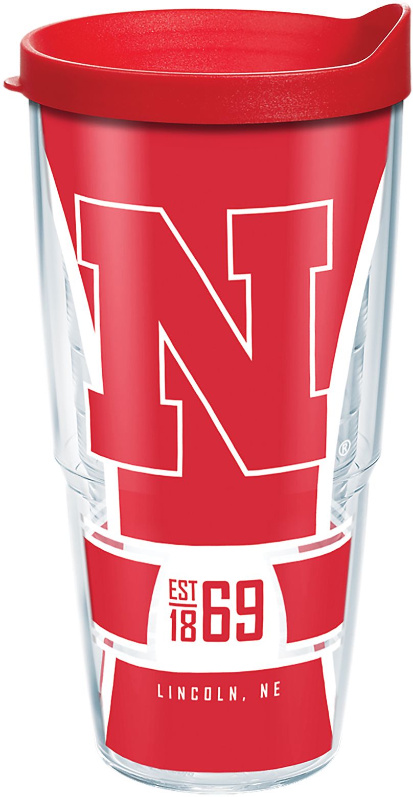 Tervis Venture Nebraska Cornhuskers Edelstahl-Wasserflasche – 1020 Ml, Isoliert, Hält Getränke Kalt & Heiß