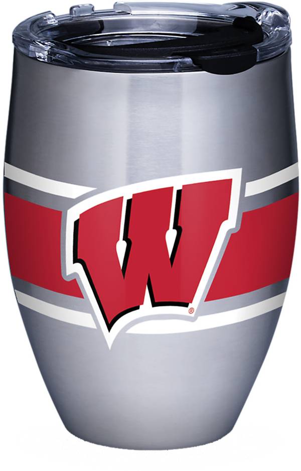 Tervis Wisconsin Badgers Striped 12oz. Stainless Steel Tumbler