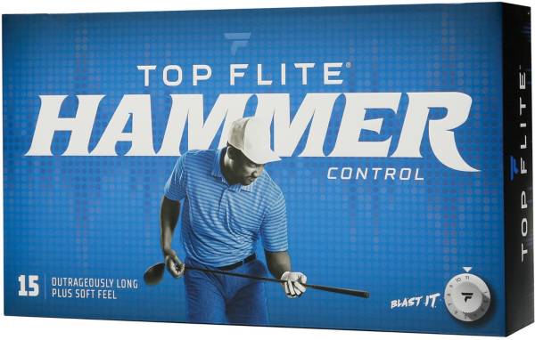 Top Flite 2020 Hammer Control Golf Balls – 15 Pack