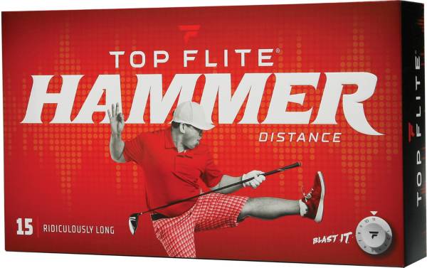 Top Flite 2020 Hammer Distance Golf Balls – 15 Pack