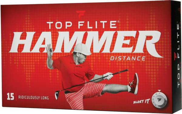 Top Flite 2020 Hammer Distance Golf Balls – 15 Pack product image