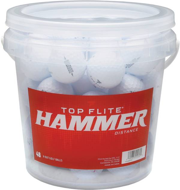 Top Flite Hammer X-Out Golf Balls – 48 Pack