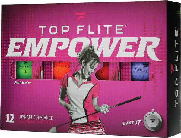 Top Flite Women's 2020 EMPOWER Matte Multi-Color Golf Balls