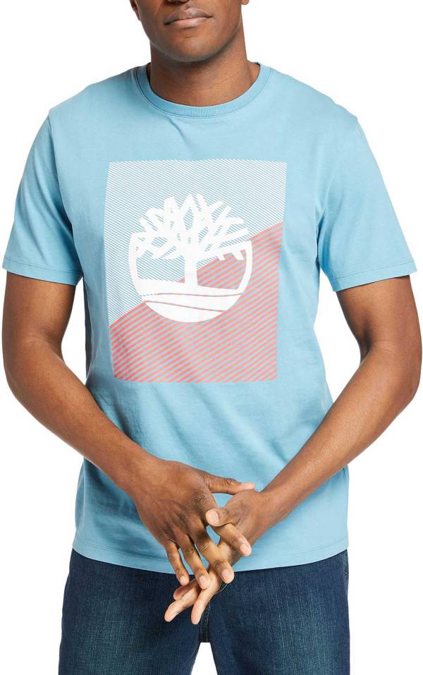 Timberland Men's Contrast Short Sleeve Graphic T-Shirt