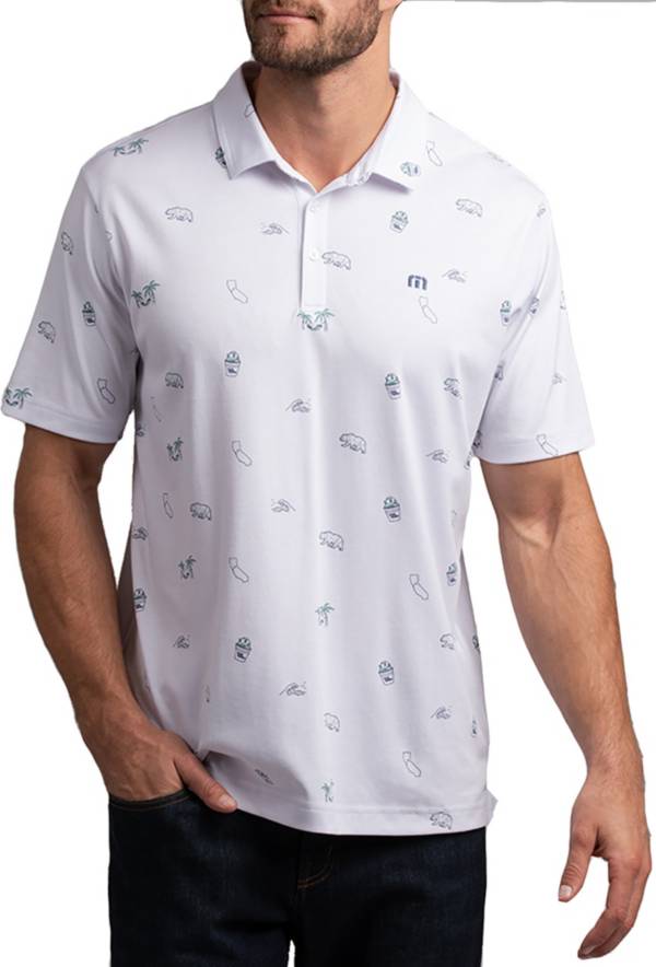 TravisMathew Men's Pacific Shores Polo Shirt