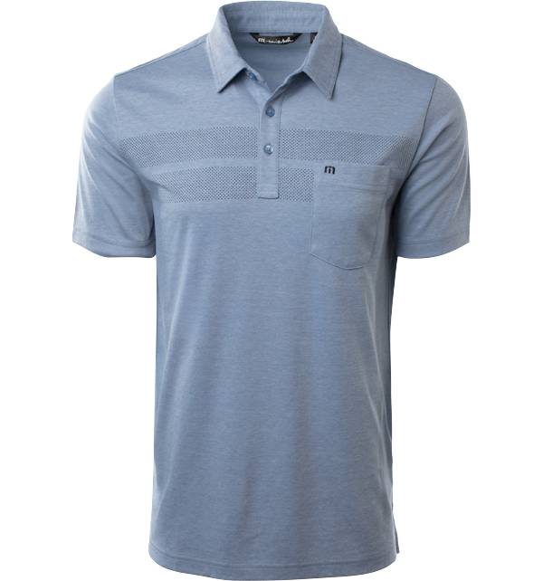 TravisMathew Men's Aerial View Short Sleeve Golf Polo