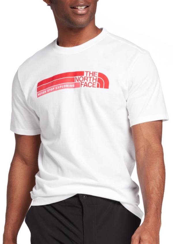 The North Face Men's Front Tonal Bars Graphic T-Shirt