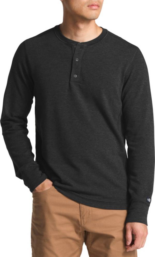 The North Face Men's TNF Terry Long Sleeve Henley Shirt