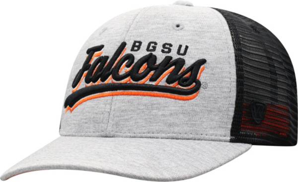 Top of the World Men's Bowling Green Falcons Grey/Black Cutter Adjustable Hat