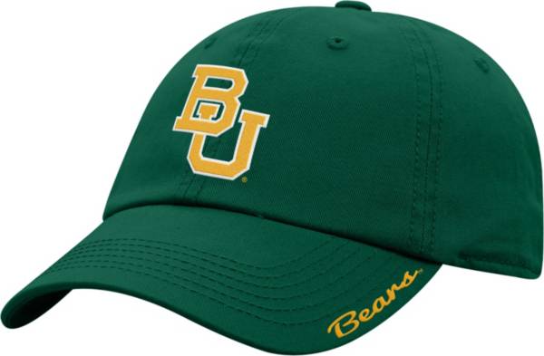 Top of the World Men's Baylor Bears Green Crew Washed Cotton Adjustable Hat