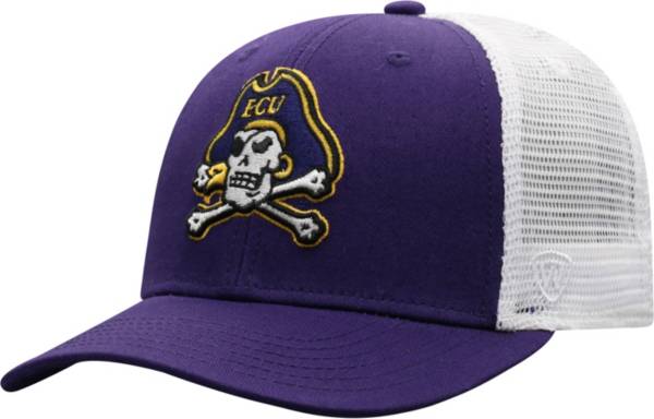 Top of the World Men's East Carolina Pirates Purple/White BB Two-Tone Adjustable Hat