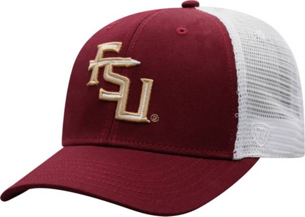 Top of the World Men's Florida State Seminoles Garnet/White BB Two-Tone Adjustable Hat