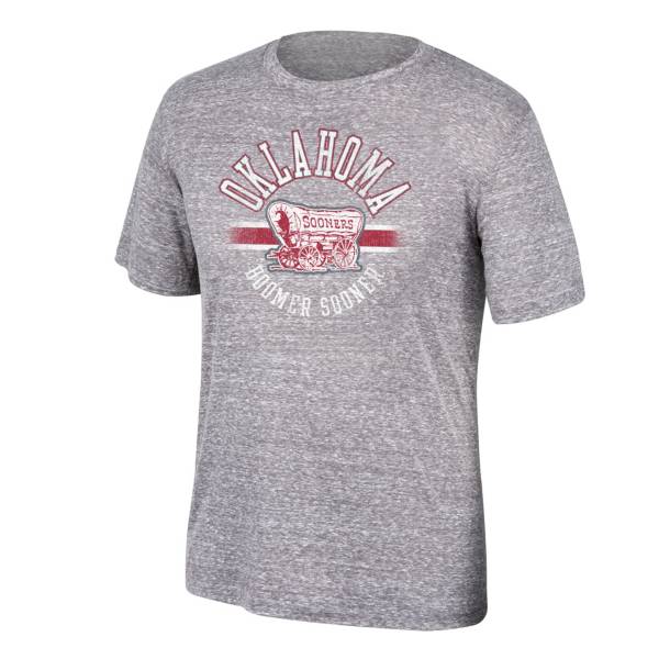 Top of the World Men's Oklahoma Sooners Heritage Throwback Grey T-Shirt