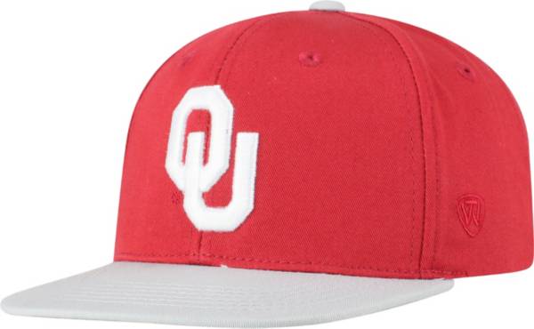 Top of the World Youth Oklahoma Sooners Crimson Maverick Adjustable Hat product image