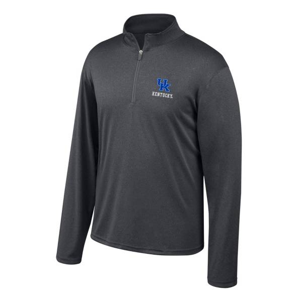 Top of the World Men's Kentucky Wildcats Turbine Grey Quarter-Zip Shirt