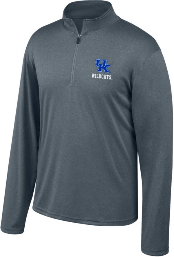 Top of the World Men's Kentucky Wildcats Grey Quarter-Zip Shirt