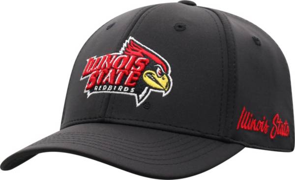 Top of the World Men's Illinois State Redbirds Phenom 1Fit Flex Black Hat