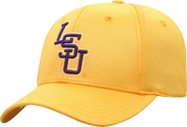 Top of the World Men's LSU Tigers Gold Progo 1Fit Flex Hat