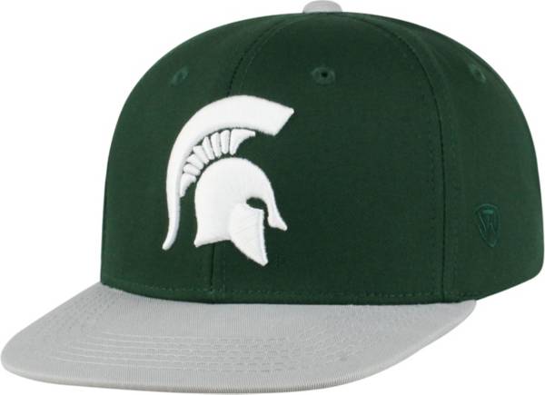 Top of the World Youth Michigan State Spartans Green Maverick Adjustable Hat