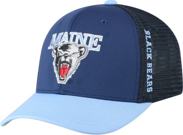 Top of the World Men's Maine Black Bears Blue Chatter 1Fit Fitted Hat