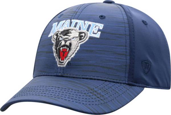 Top of the World Men's Maine Black Bears Navy Intrude 1Fit Flex Hat