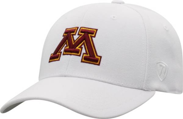 Top of the World Men's Minnesota Golden Gophers Premium 1Fit Flex White Hat