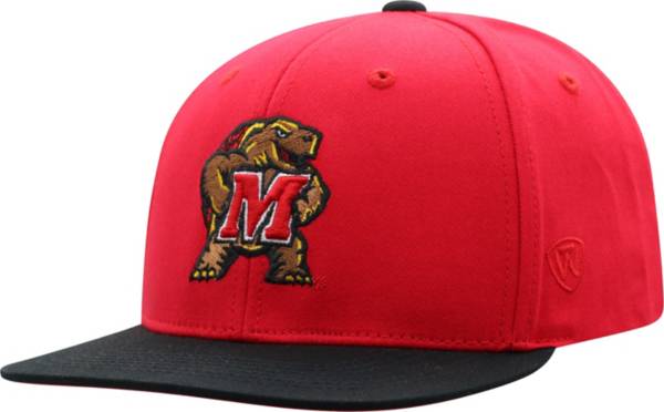 Top of the World Youth Maryland Terrapins Red Maverick Adjustable Hat